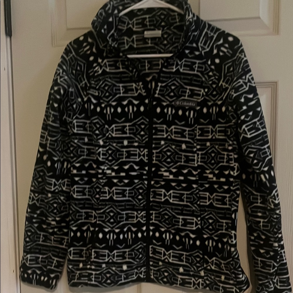 Columbia Geometric Black and White Jacket